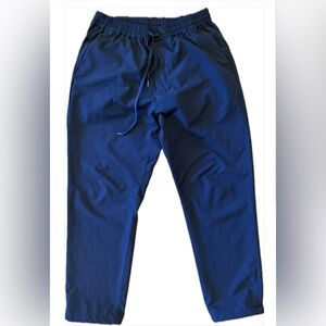 Men's Blue Navy Beams Heart Pull Up Drawstring Ankle Large Japanese Fashion L